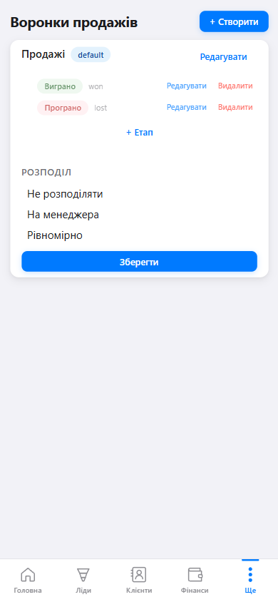 Воронки продажів
